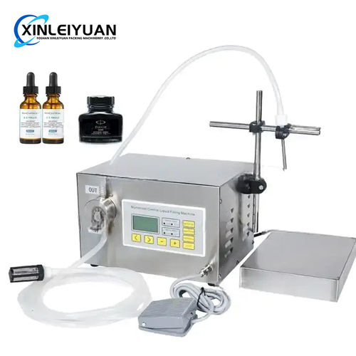 Semi Automatic Liquid Essential Oil Milk Water Filling and Weighing Machine