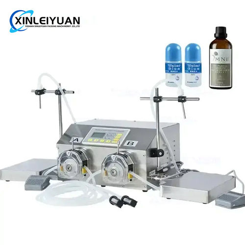 Semi Automatic Peristaltic Pump Ink Essential Oil Perfume Juice Weighing Filling Machine