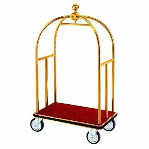 TSS Hotel Room Service Maharaja Brass Trolley