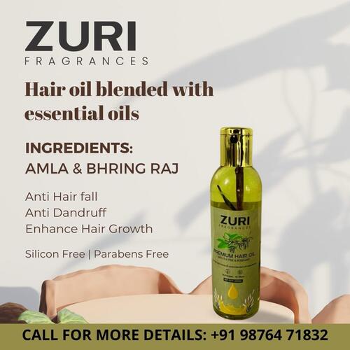 Natural Herbal Hair Oil - Highly Pure, Natural Ingredients | Hair Treatment Oil & Serum, Deep Nourishment and Revitalization