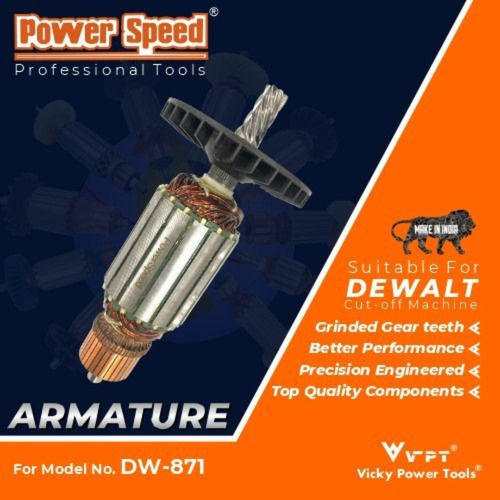 110V 220V Power Speed Armature For DeWalt DW-871