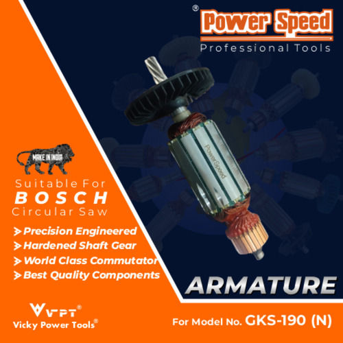 Power Speed Armature For Gks-190 N Bosch