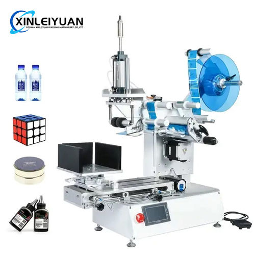 Semi automatic Flat Bottle Labeling Machine