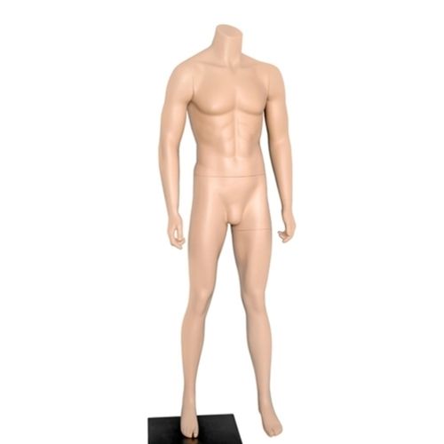 Standing Posture Full Body Plastic Male Mannequins For Display Clothes 