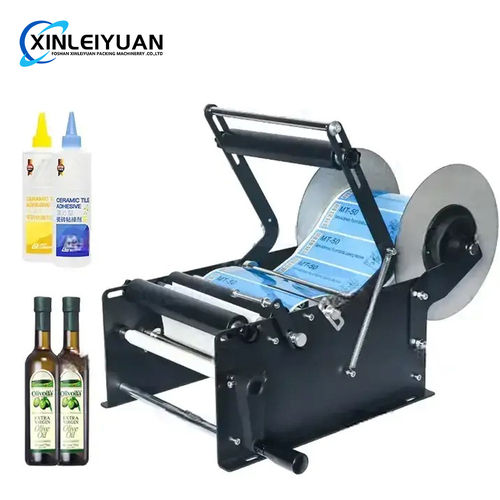 Manual Bottle Labeling Machine For Round Bottles