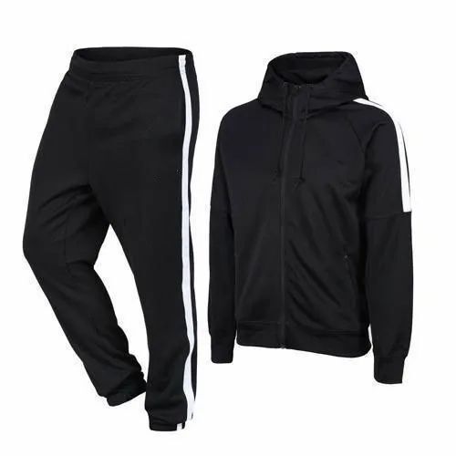 Skin Friendly Mens Black Track Suit