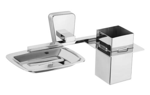 Stainless Steel Soap Dish And Thumbler