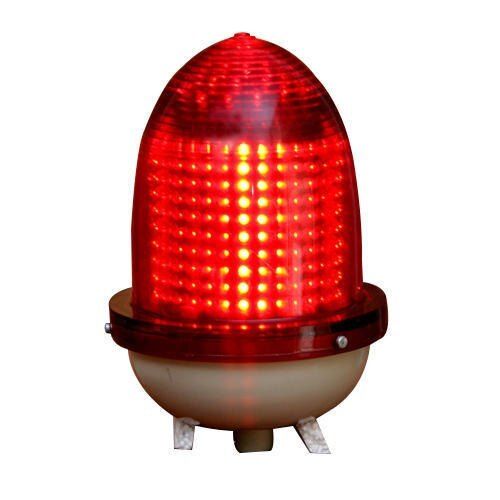 7.5W Powder Red And Grey LED Aviation Lamp