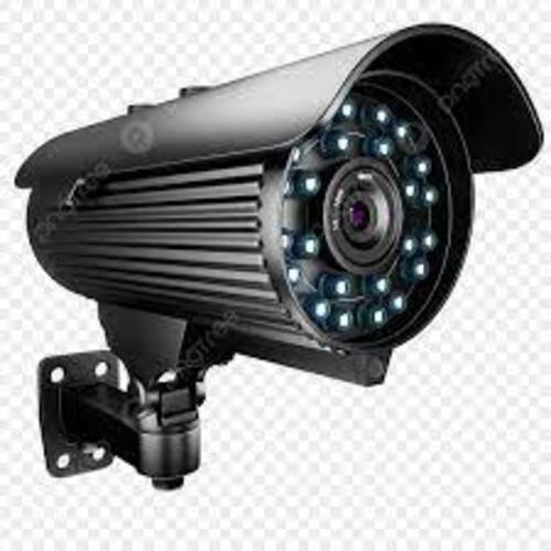 Black Color Bullet Shape Cctv Camera For Indoor And Outdoor Use