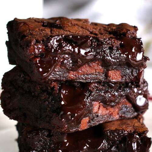 Moist And Fudgy And Rich Choco Brownie