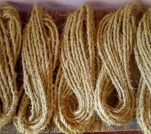 Light Brown Color Coconut Coir Rope For Industrial