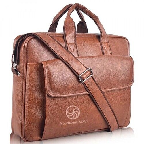 Tear Proof Leather Laptop Hand Bag