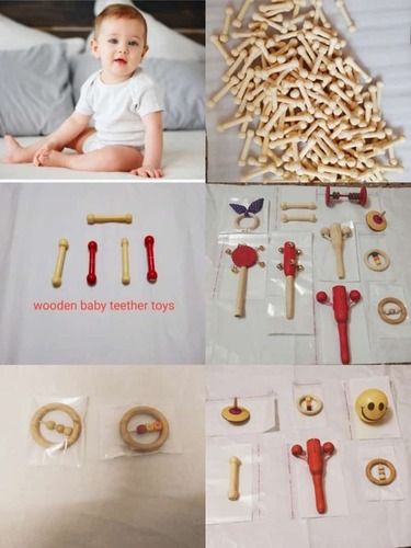 Wooden Teether Baby Toys