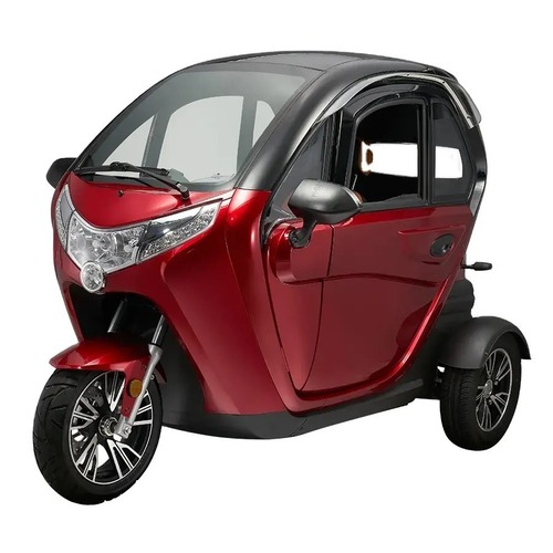 Fully enclosed electric tricycle Fully enclosed household three wheel electric car Adult electric scooter scooter four wheel