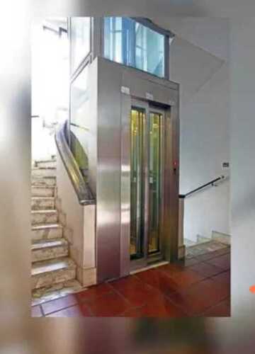 9 Feet Height Overloading Alarm Residential Lifts