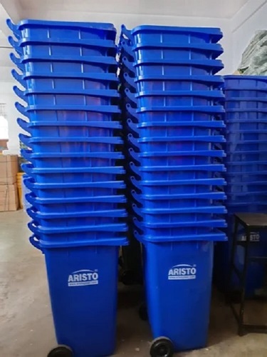 Blue Color 120 Liters Garbage Bin