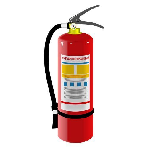 Red Color Mild Steel Clean Agent Fire Extinguisher