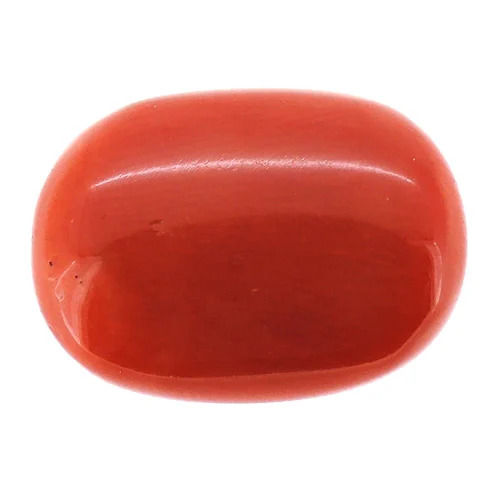  2- 15 Carat Round Italian Red Coral Gemstone