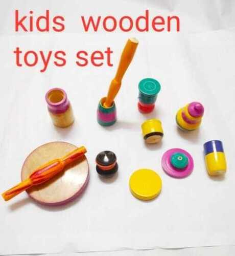 Kids Wooden Kitchen Toys Set