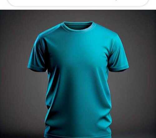 Round Neck Short Sleeves Plain T Shirts