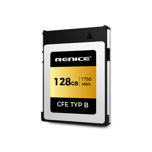 RENICE 128GB CFexpress Type B Card Read Speeds:1750MB/s Write Speeds:1500MB/s for EOSR3 R5 R5C C300 1DX C500 Z9 Z7II Z6II Z7 Z6 D6 D5 D850 D500 X-H2S X-H2 GH6 S1 S1R