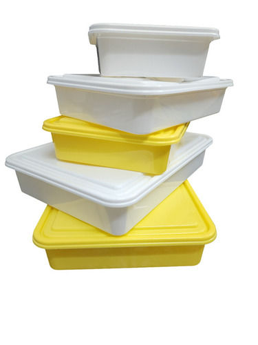 1000 GSM Rectangular Disposable Plastic Sweet Box