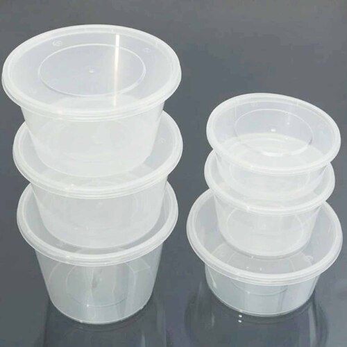 plastic round containers