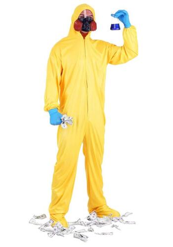 Yellow Color Plain Pattern Pvc Hazmat Suit For Unisex