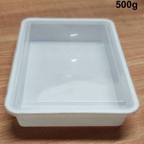 500 Gram Plastic Rectangular Sweet Box