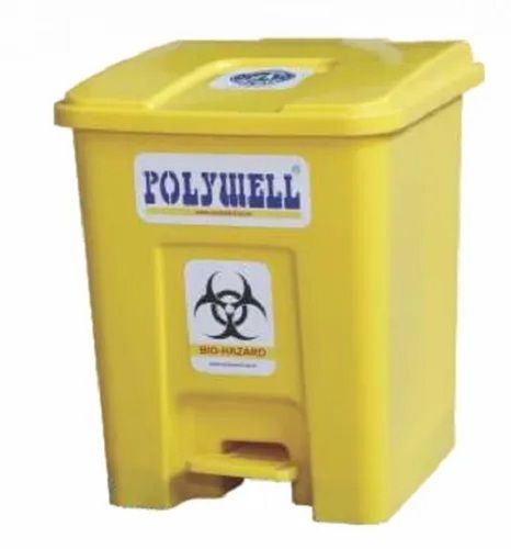 Yellow Color Bio Waste Bin