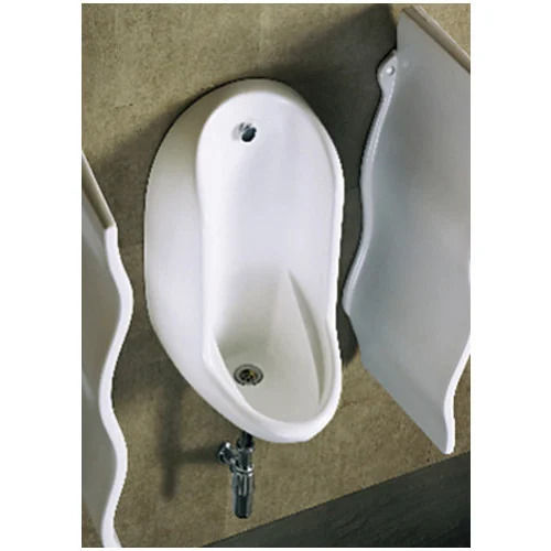 White Color Ceramic Material Gents Urinal