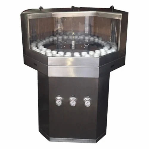 Semi Automatic Rotary Bottle Washing Machine