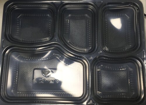 Assorted Meal Trays 5 Compartment