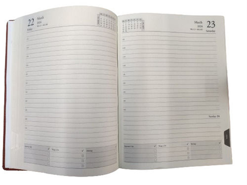 Daily Use Single Line Ruled Soft and Clean Paper New Year Diaries for Writing 