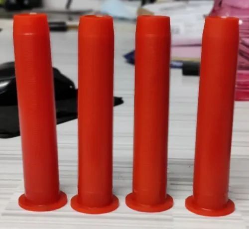 Red Color Sewing Polyester Thread Plastic Cone