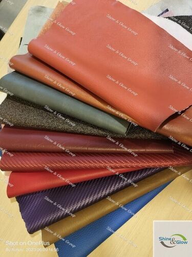 Plain Pattern Artificial Leather Sofa Rexine Fabrics