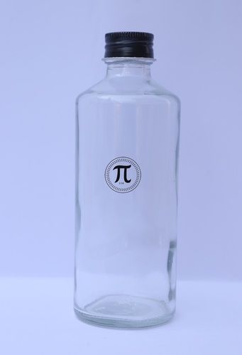 Clear Glass Water Bottle Pine 300ml