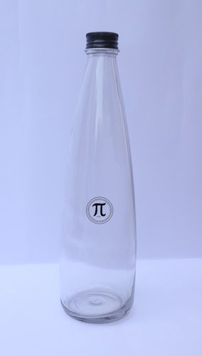 Transparent Clear Glass Water Bottle Rose 500ml for Restaurant Use