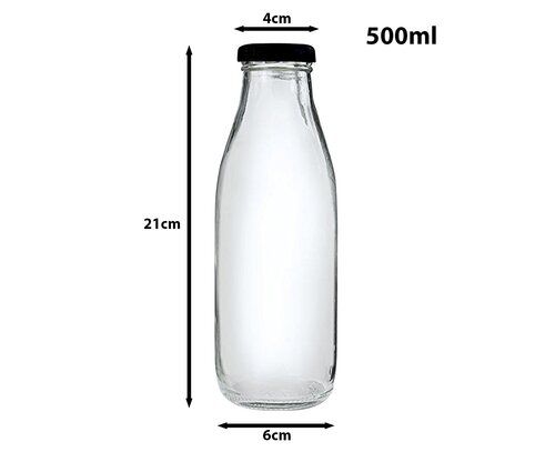 Glass Milk Bottle 500ml