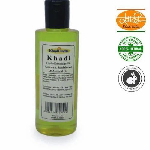 100% Herbal Khadi Massage Oil For Body Massage 