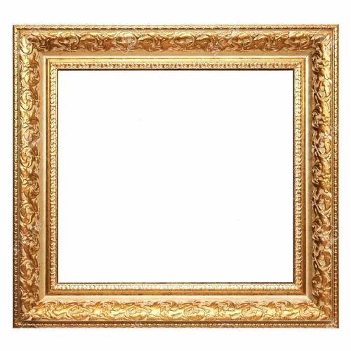 Golden Color Square Shape Wall Mount Photo Frame