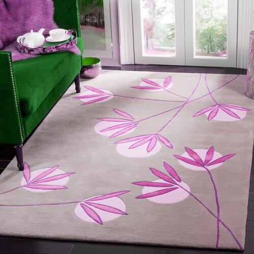 Good Quality Pink Flower Print Carpet