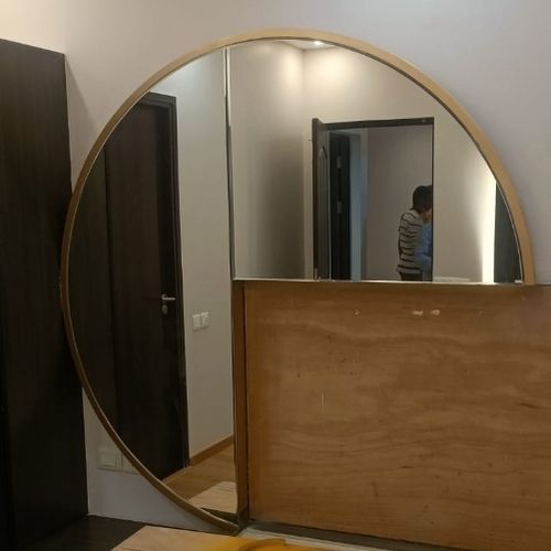 Wall Mounted Round Shape LED Mirror