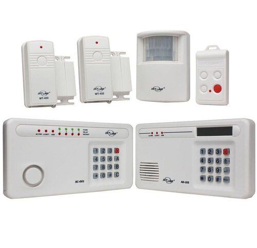 White Wireless Security Alarm