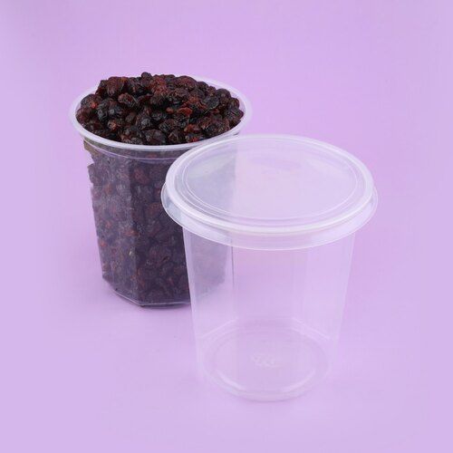 Transparent SD Plastic Octa Food Container 1000ml