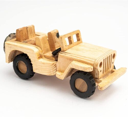 Wooden Jeep Toy