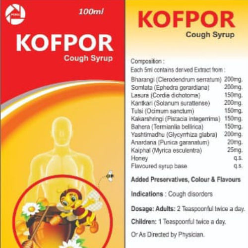 Kofpor Honey Base Herbal Cough Syrup