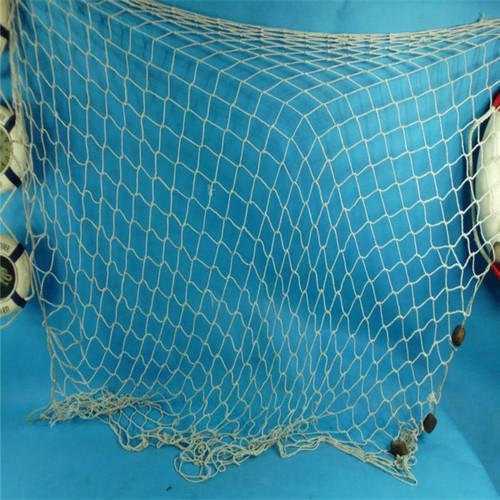White Nylon Silk Fishing Net Knotless Mesh Semi-Finished Product 3x3mm Mesh  hole
