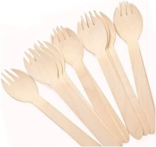 Saras Wooden Disposable Spork 160mm