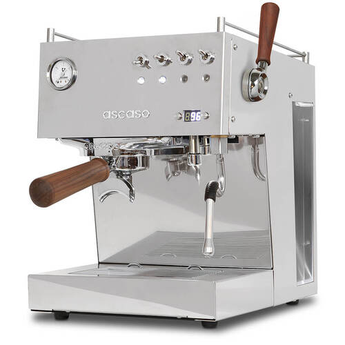 Ascaso Steel DUO PID PLUS Inox and Wood Coffee Machine